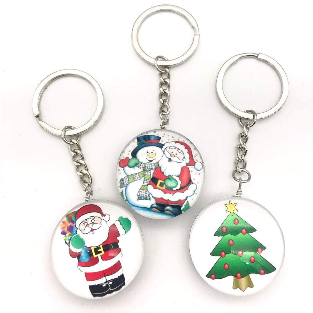 3 Pcs Christmas Bundle Keychains New